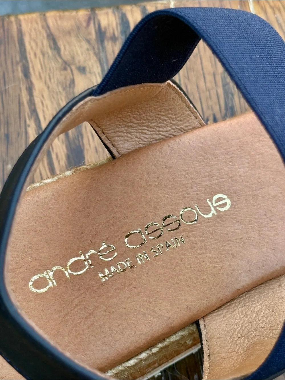 Andre Assous Neveah Espadrille Wedge Sandal (size US 7.5/EU 38)